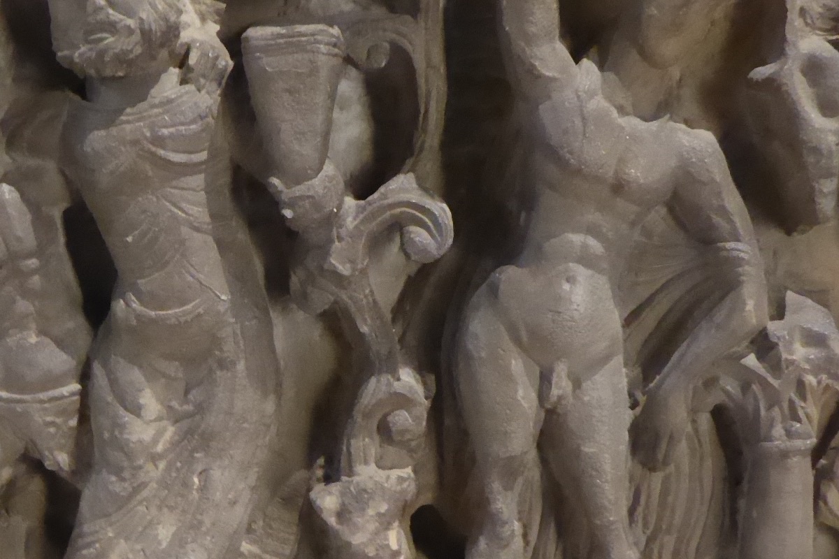 Figurative carved capital displayed in the Coptic Museum in Cairo